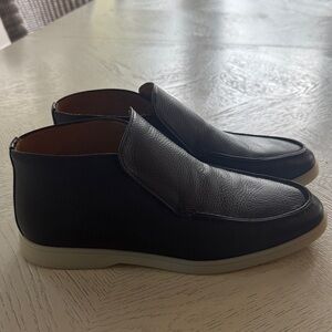 Aurelian Brown Grain City Loafers